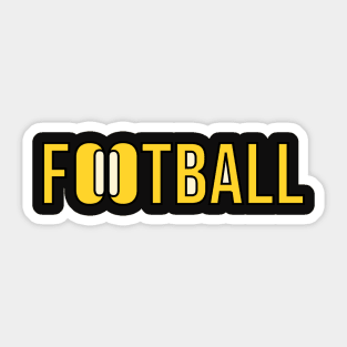 Eye-conic Football Sticker